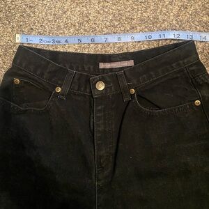 liz claiborne vintage vibe black jeans size 26